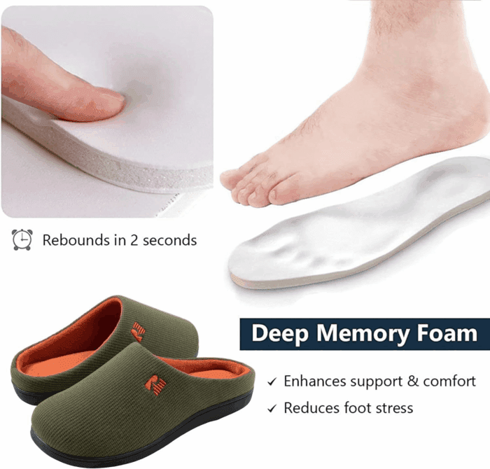 Men'S Original Two-Tone Memory Foam Slipper - Image 4