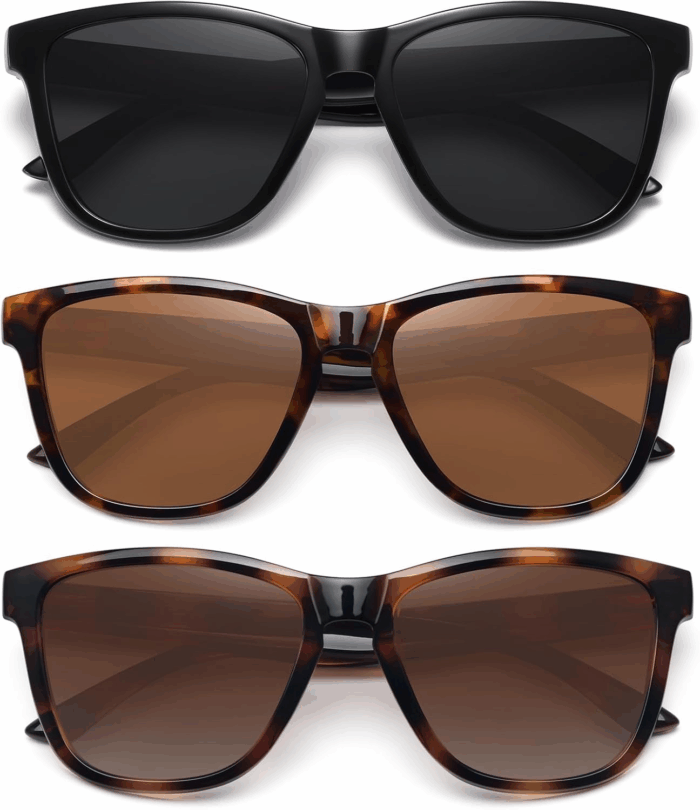 Polarized Sunglasses for Women Men Trendy Classic Retro Designer Style Fashion UV400 Protection