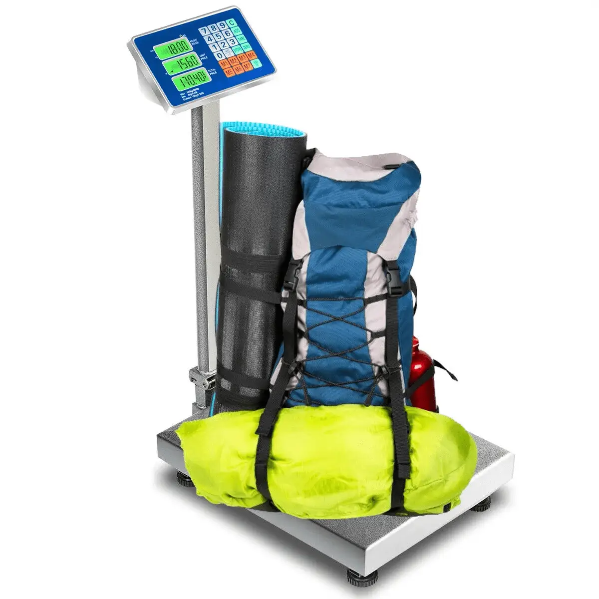 660Lbs Weight Platform Scale Digital Floor Folding Scale Postal Shipping Mailing - Image 8