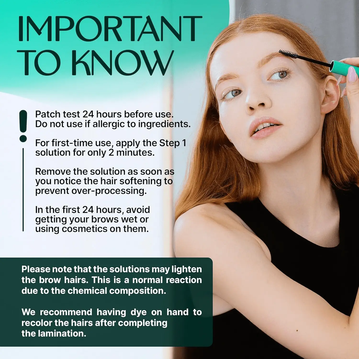 5 Step Eye Brow Lamination Kit - Eyebrow Kit for Women with Brow Lamination Gel & Brow Brushes - Advanced Eye Brow Stencil Kits for Beauty Care - at Home Eyebrow Lamination Kit - Image 4