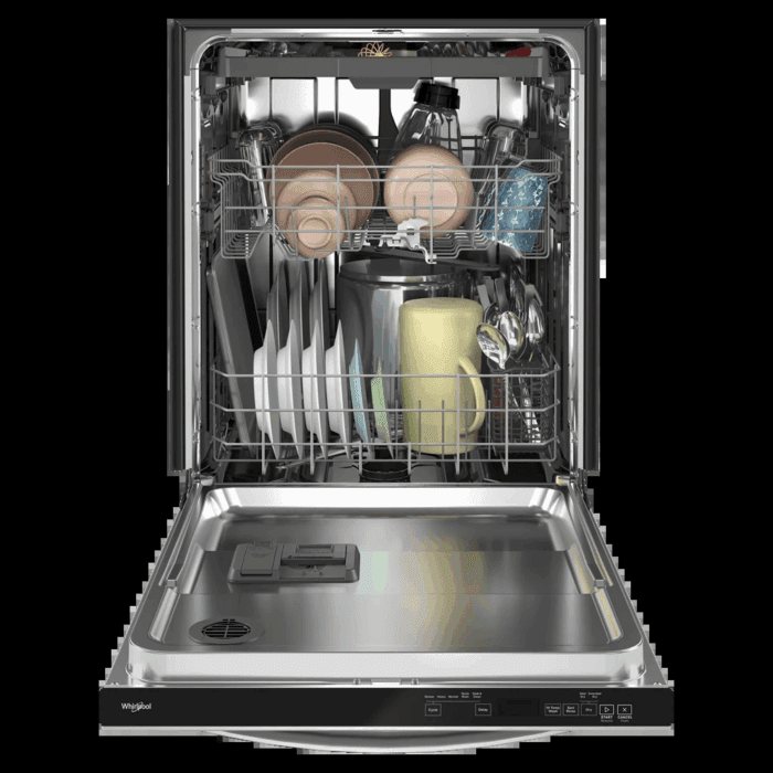 WDT750SAKZ Stainless Large Capacity Dishwasher with 3Rd Rack - Image 2