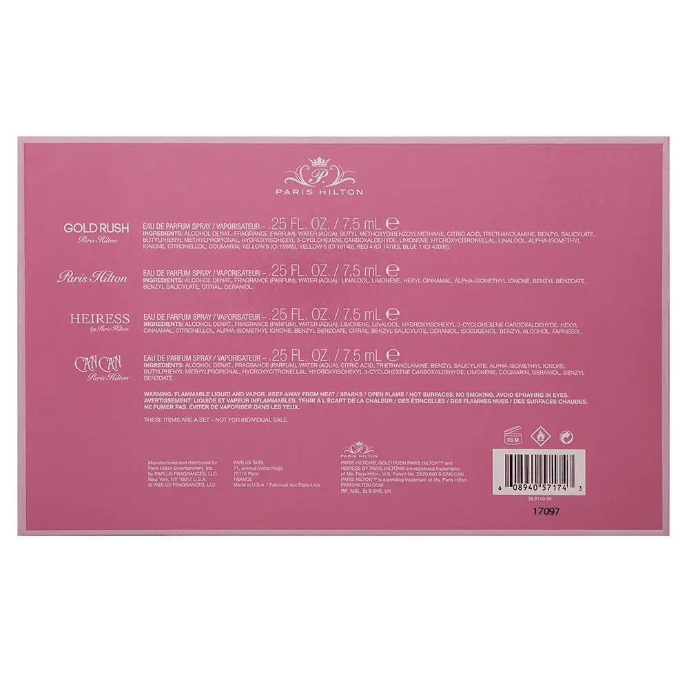 Eau De Parfum Coffret Set for Women, 4 Piece - Image 5