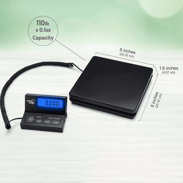 Digital Shipping and Postal Weight Scale, 110 Lbs X 0.1 Oz, UPS USPS Post Office Scale - Image 6