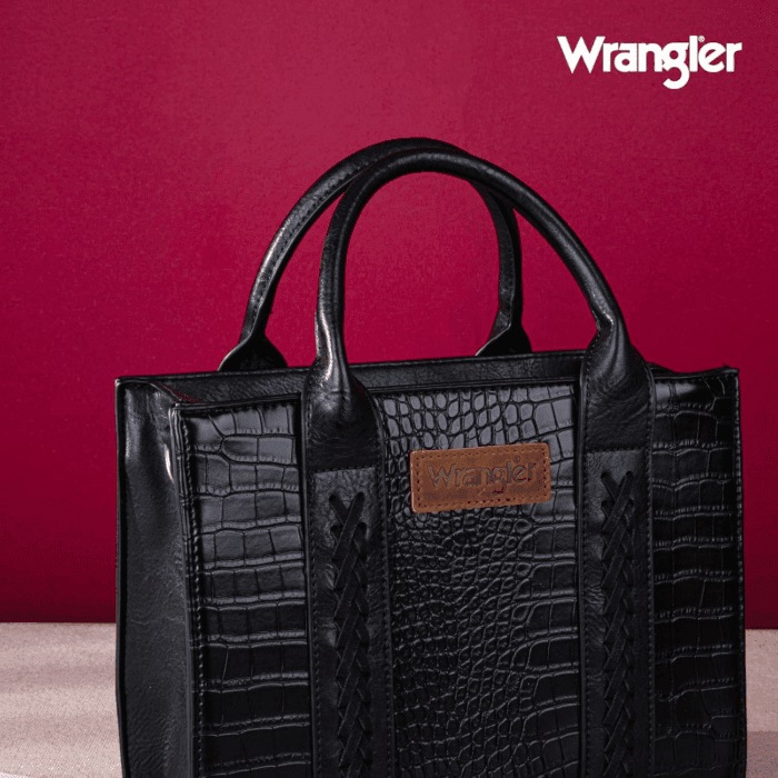 Wrangler Medium Tote Bag for Women Designer Satchel Handbags Top-Handle Purses with Strap - Image 4