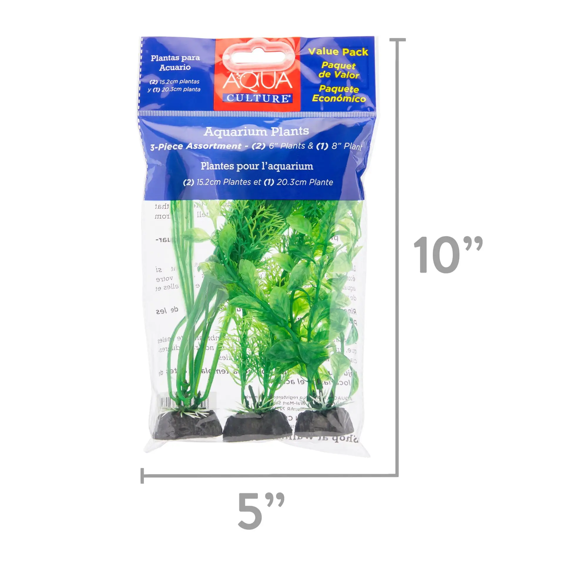 Aquarium Plants, 3 Count, Green - Image 7