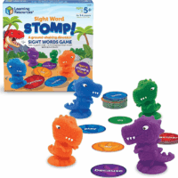 Sight Word Stomp!, Educational Indoor Games, Preschool Alphabet ,Toddler Brain Toys, Toddler Preschool Learning, 114 Pieces, Age 5+