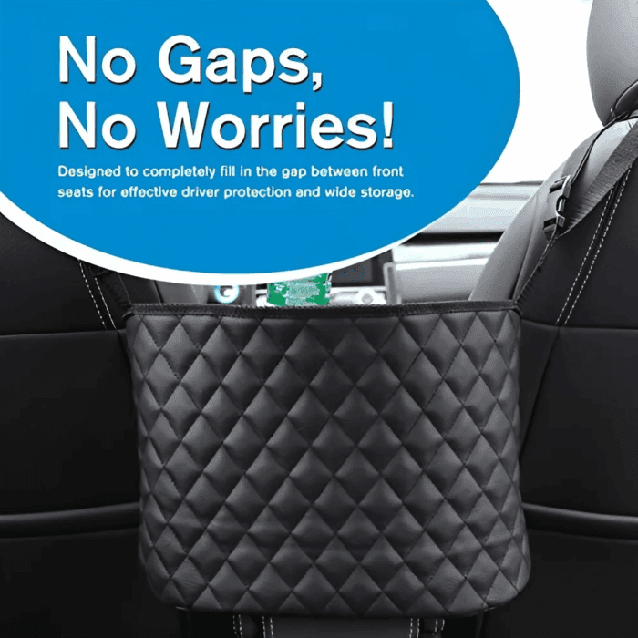 Purse Holder for Cars - Car Purse Handbag Holder between Seats - Auto Storage Accessories for Women Interior - Automotive Consoles and Organizers Net Pocket for Front Seat - Image 8