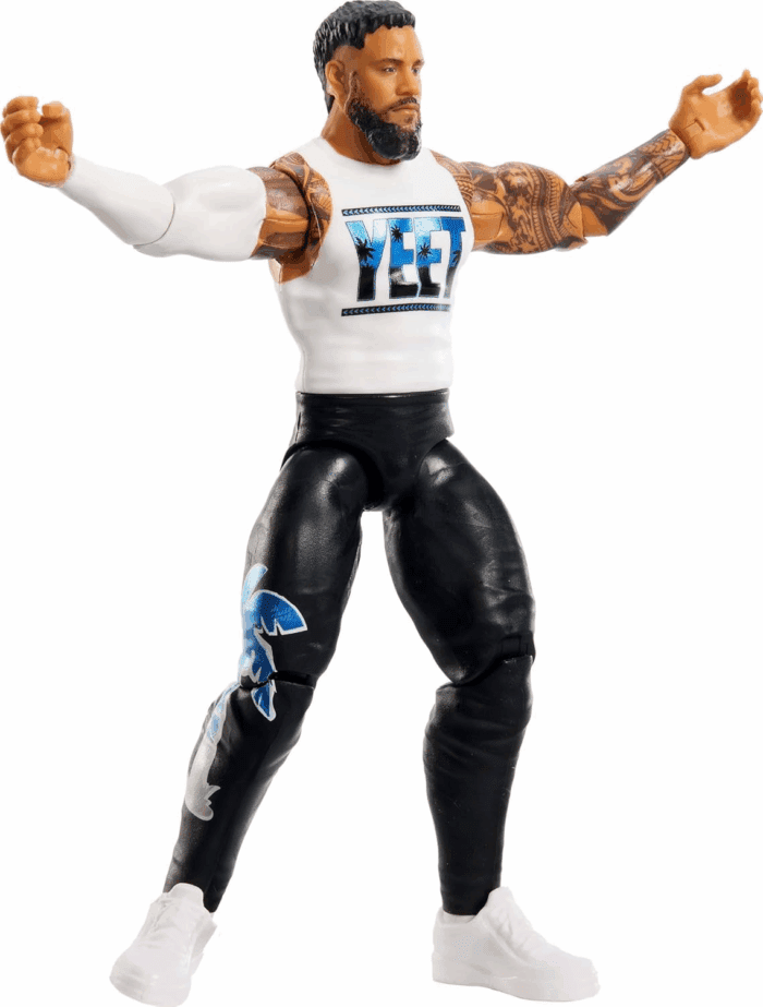 WWE Jey USO Action Figure, Main Event Series #153 6-Inch Collectible with 10 Articulation Points & Life-Like Look - Image 4