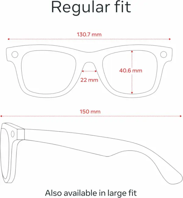 Ray-Ban  Glasses, Wayfarer - Image 6