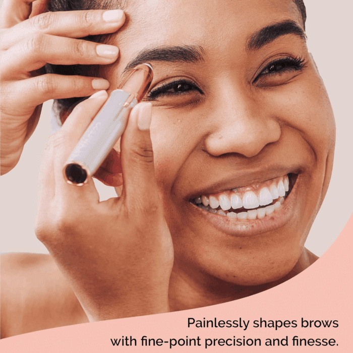 Brows Eyebrow Hair Remover Electric Razor for Women with LED Light for Instant and Painless Hair Removal - Image 4