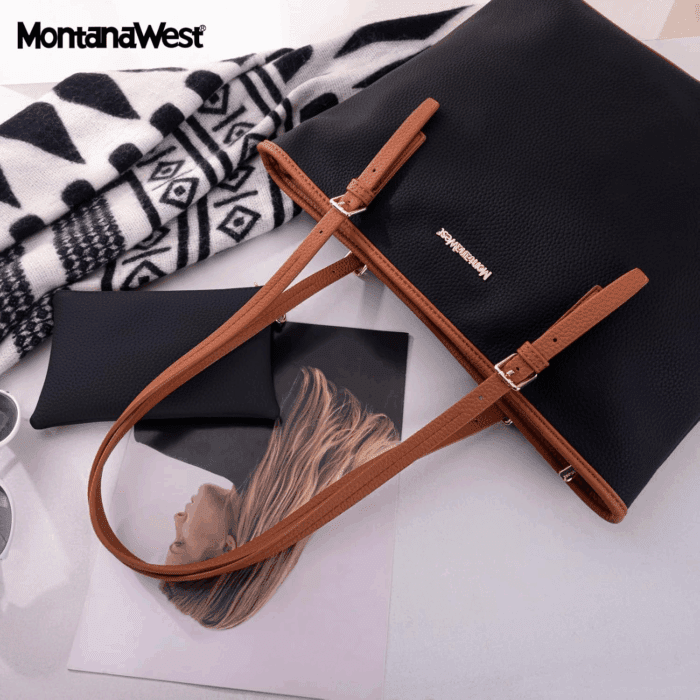 Tote Bags Vegan Leather Purses and Handbags for Women Top Handle Ladies Shoulder Bags - Image 2