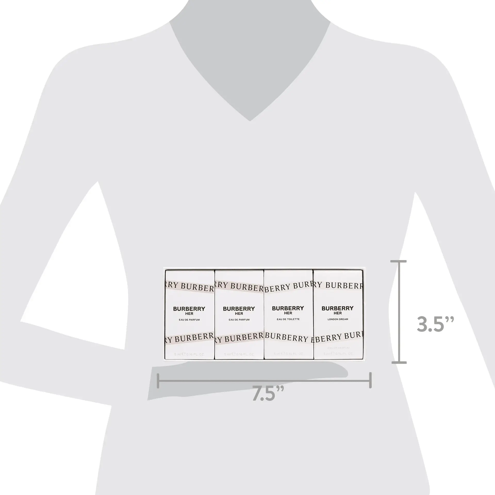 Her , 4 Pc Mini Gift Set 2 X 0.16Oz Her EDP Spray, 0.16Oz London Dream EDP Spray, 0.16Oz Her EDT Spray - Image 6