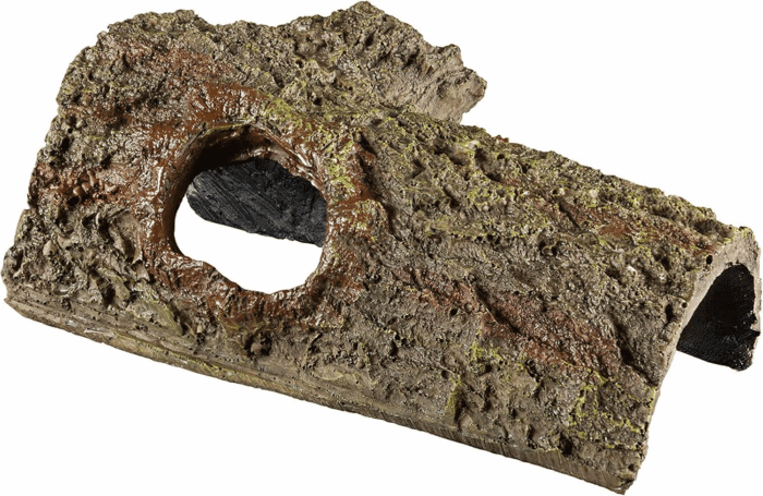 Pet Reptile Bark Bends Terrarium Decor, Medium,Brown