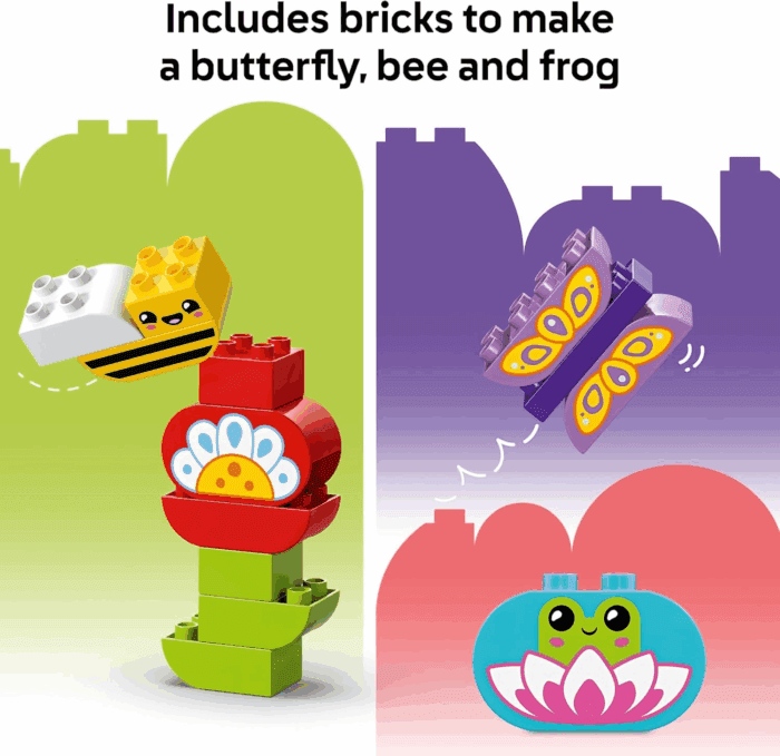 DUPLO Town Creative Garden & Flowers Building Toy Playset - Preschool Learning and Educational Flower Toy for Toddlers, Boys and Girls, Ages 2+ - Baby Gift Idea - 10444 - Image 6