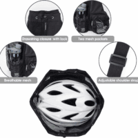 Swim Bag Mesh Drawstring Backpack with Wet Pocket for Swimming, Gym, and Workout Gear - Image 6