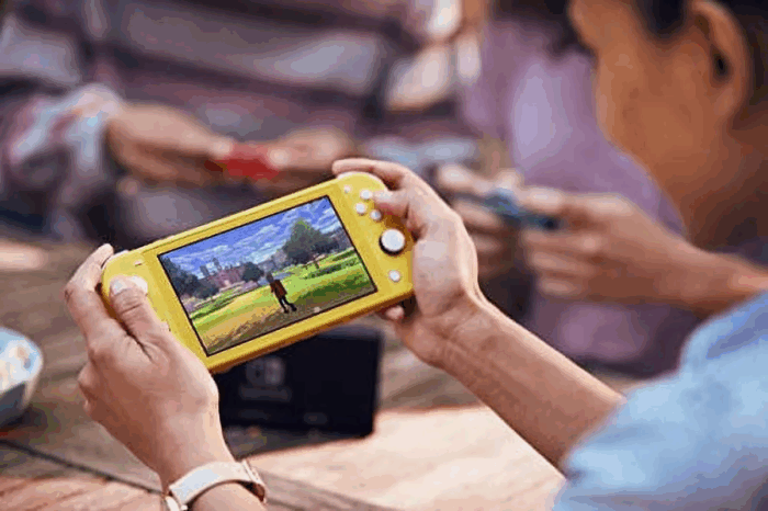 Switch Lite Handheld Gaming Console - Yellow (HDH-001) - Image 4
