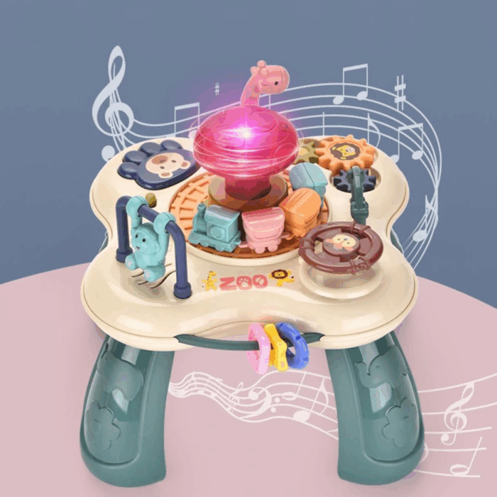 Baby Activity Table Center Learning Table - Educational Learning Musical Toys & Baby Standing Activity Center for Toddlers Sensory Game Table Parent Child Toys Gift for Boys Girls - Image 4
