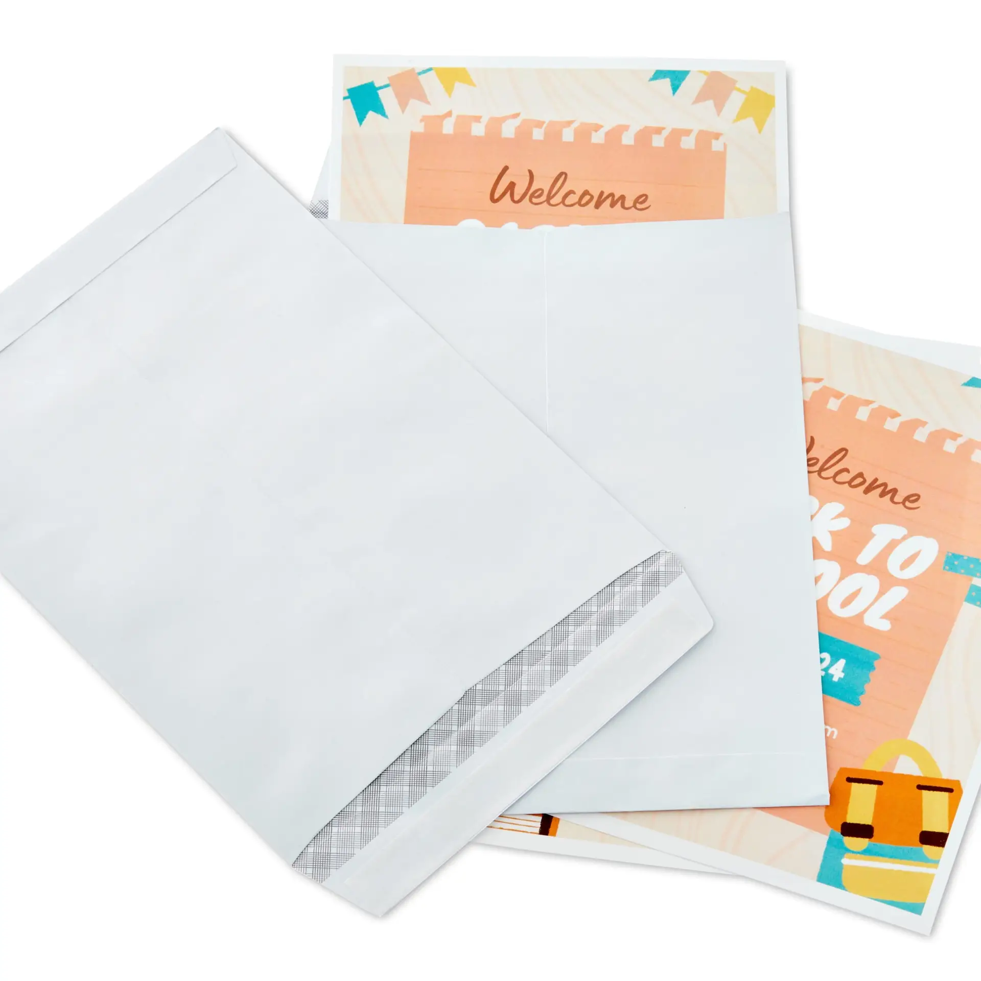 Peel and Stick Catalog Envelopes, White, 9 in X 12 In, 6 Count - Image 7