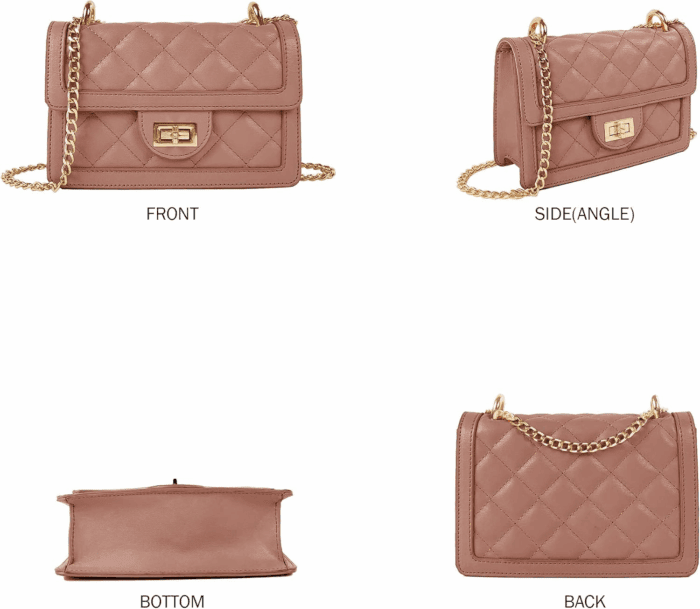 Small Quilted Crossbody Bag, Trendy Designer Mini Shoulder Bag, Phone Wallet Purse for Women - Image 2