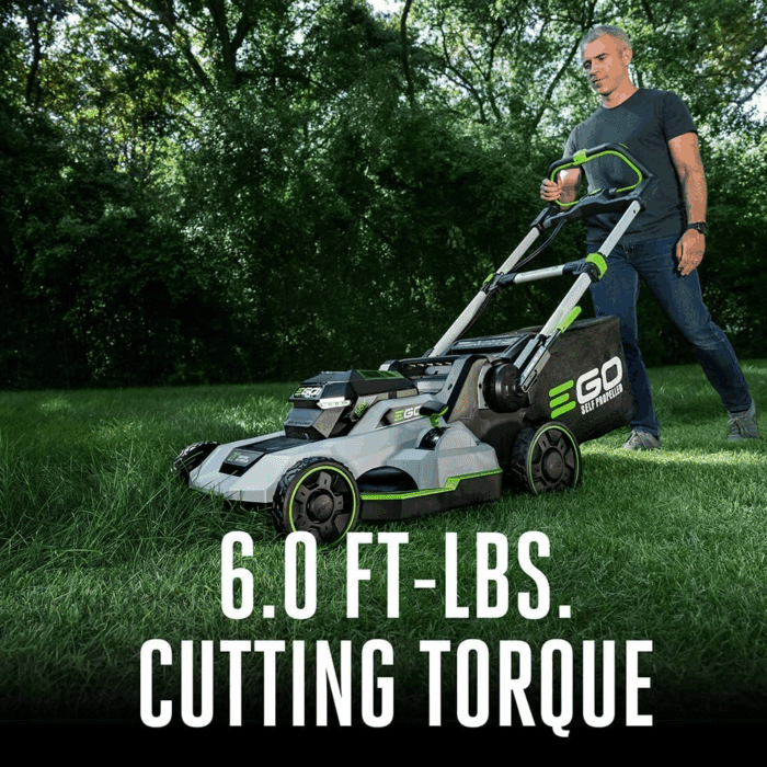 Electric Lawn Mower, Self-Propelled Cordless with Touch Drive, Includes 56V 7.5Ah Battery and Rapid Charger – LM2125SP - Image 4