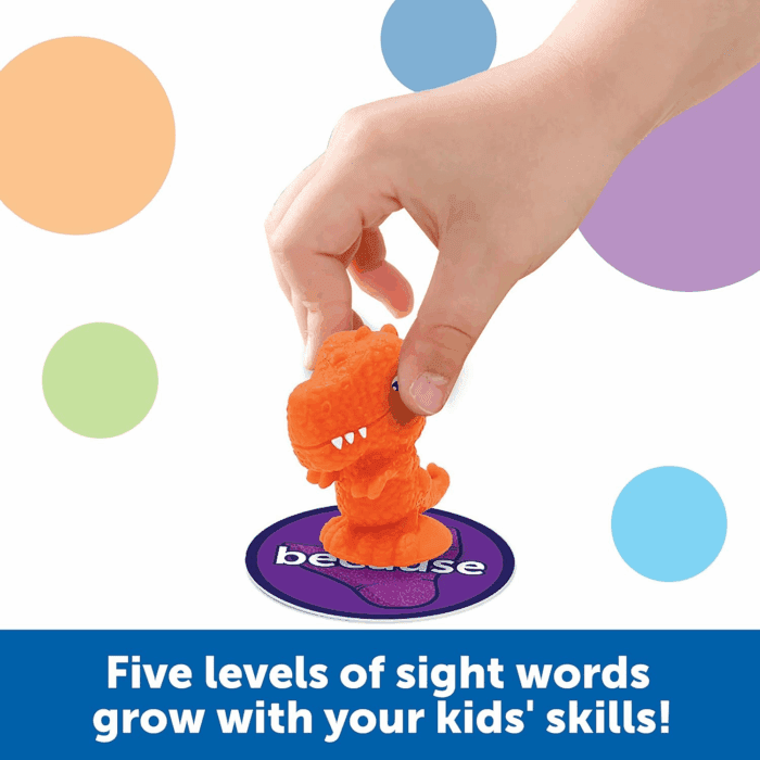 Sight Word Stomp!, Educational Indoor Games, Preschool Alphabet ,Toddler Brain Toys, Toddler Preschool Learning, 114 Pieces, Age 5+ - Image 3