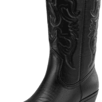 Women'S Cowboy Boots Pull on Cowgirl Boots Mid Calf Western Boots