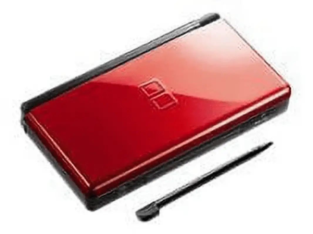 DS Lite - Handheld Game Console - Crimson/Black - Image 2