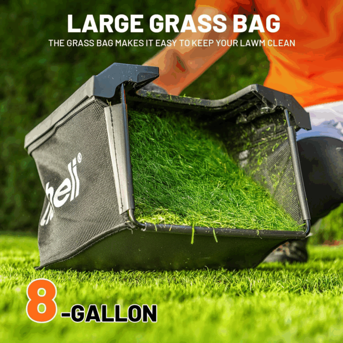 Cordless Lawn Mower 13 Inch, U20 Handy+ 20V Electric Lawn Mowers for Garden, Yard and Farm, 5 Heights Adjustment, Light Weight,4.0Ah Portable Battery Included - Image 9
