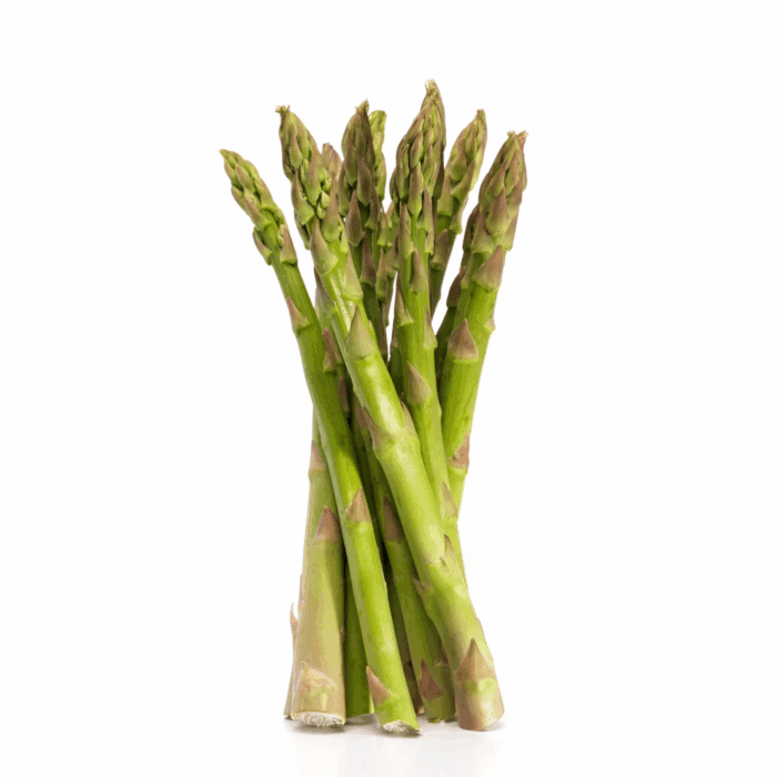 Freshly Harvested, Cut and Refrigerated Green Asparagus, Bunch - Image 2