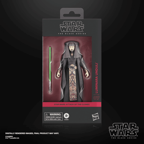 the Black Series Luminara Unduli, Attack of the Clones Premium Collectible 6 Inch Action Figure - Image 2