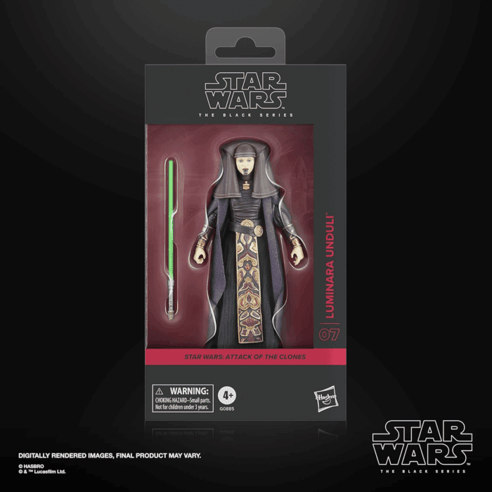 the Black Series Luminara Unduli, Attack of the Clones Premium Collectible 6 Inch Action Figure - Image 2