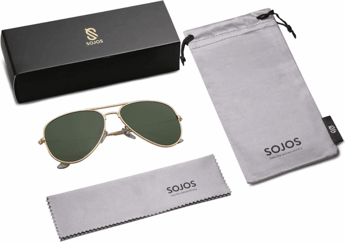 Classic Aviator Polarized Sunglasses for Men Women Vintage Retro Style - Image 6