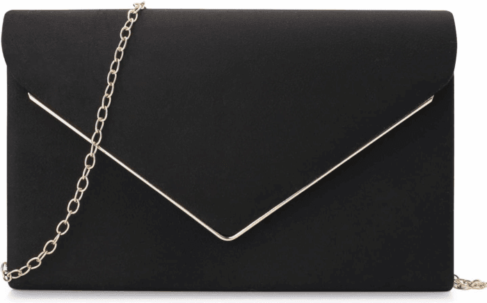 Clutch Purse for Women Evening Bags Handbags for Wedding Party Cocktail Prom Faux Suede Crossbody Shoulder Bag