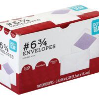 Envelopes Size #6-3/4 (3-5/8" X 6-1/2"), 20 Lb., White, Security, Gummed, 100-Count - Image 3