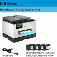 Officejet Pro 9135E All-In-One Printer, Color, Printer-For-Small Medium Business, Print, Copy, Scan, Fax, Wireless 3 Months of Instant Ink Included; Two-Sided Printing; Two-Side - Image 6