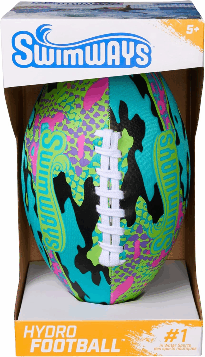 Hydro Waterproof Football, Outdoor Games for Adults and Kids, Swimming Pool Accessories and Pool Party Games,9.25 Inches, Blue - Image 7