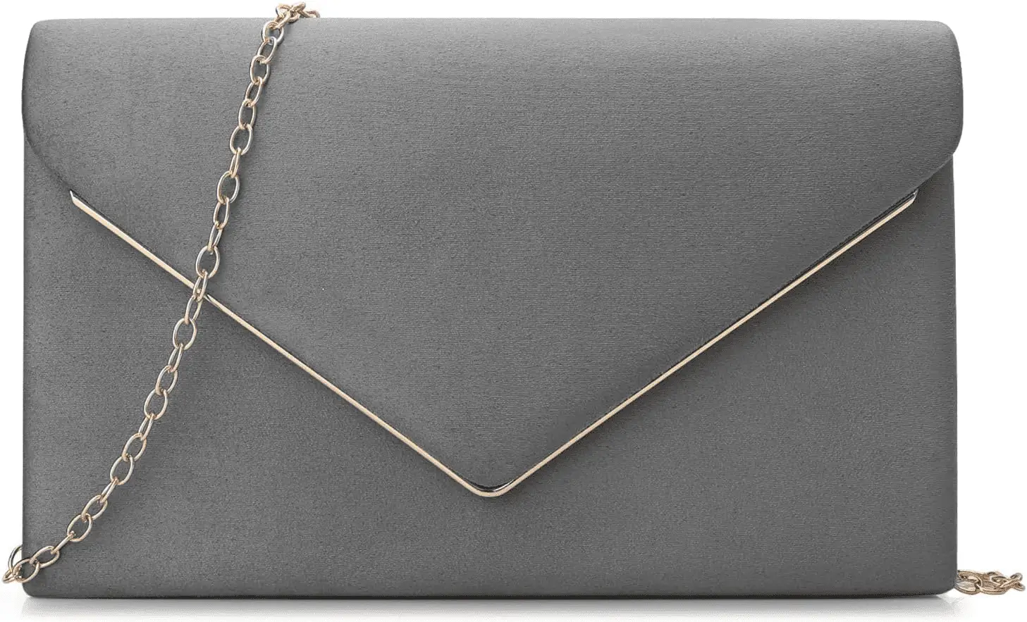 Clutch Purse for Women Evening Bags Handbags for Wedding Party Cocktail Prom Faux Suede Crossbody Shoulder Bag