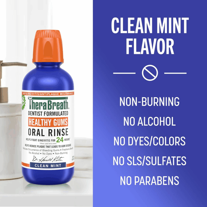 Healthy Gums Mouthwash Clean Mint, Antigingivitis, Dentist Formulated, 16 Fl Oz (2-Pack) - Image 7