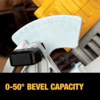 20V MAX Circular Saw, 6-1/2-Inch Blade, 460 MWO Engine, 0-50 Degree Bevel Capability, Bare Tool Only (DCS391B) - Image 6