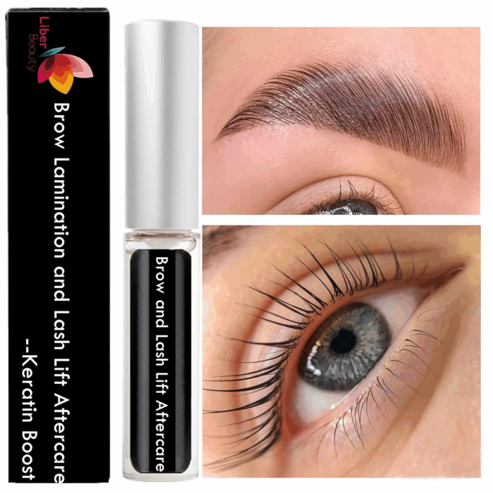Brow Lamination Treating Nutrition Lash Lift Aftercare with Serum 2PCS Keratin Boost Eyebrow Lamination Conditioner Moisturizing the Brow Hairs,Fuller & Thicker for Lash Lift |100-Day Supply - Image 2