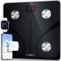Smart Scale for Body Weight, FSA HSA Eligible, Digital Bathroom Scale BMI Weighing Bluetooth Body Fat Scale, Body Composition Monitor Health Analyzer with Smartphone App, 400 Lbs - Elis 1