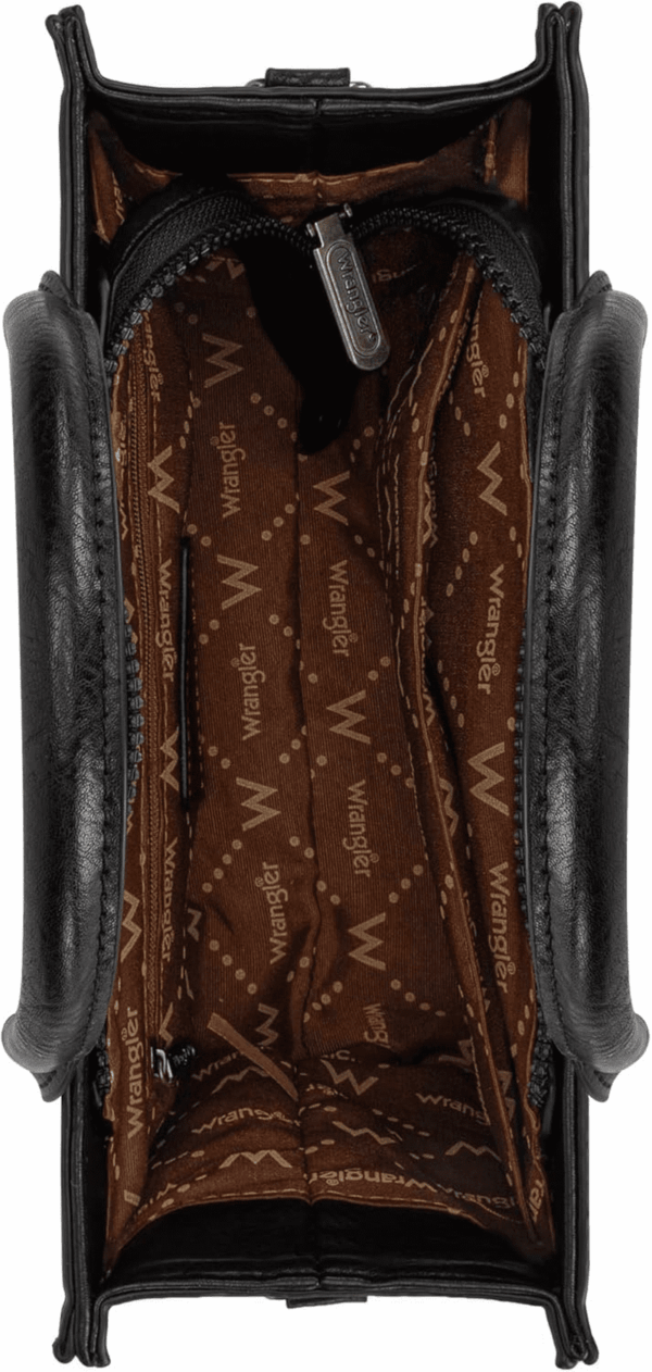 Wrangler Medium Tote Bag for Women Designer Satchel Handbags Top-Handle Purses with Strap - Image 6
