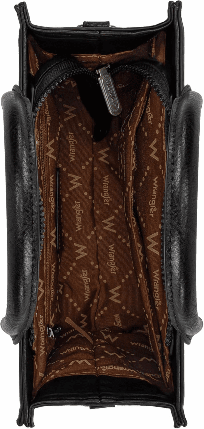 Wrangler Medium Tote Bag for Women Designer Satchel Handbags Top-Handle Purses with Strap - Image 6