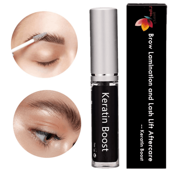 Lash Lift Care, Brow Lamination Aftercare Eyelash Perm Nutrition, Treat Burning Eyebrow save Messy Lash, 8 Weeks Keratin Botox Care for and Perm/Lift(7Ml) (Clear-Lash&Brow Care) - Image 8