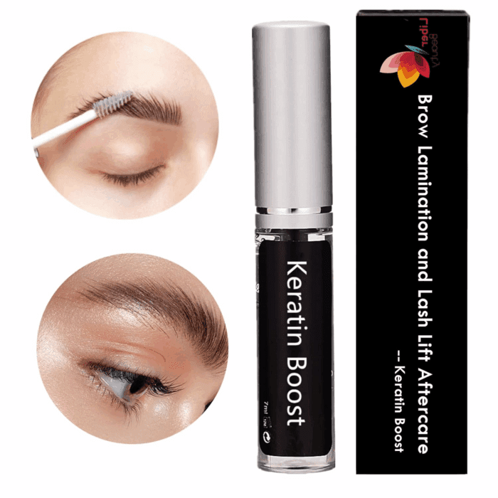 Lash Lift Care, Brow Lamination Aftercare Eyelash Perm Nutrition, Treat Burning Eyebrow save Messy Lash, 8 Weeks Keratin Botox Care for and Perm/Lift(7Ml) (Clear-Lash&Brow Care) - Image 8
