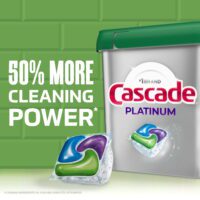 Platinum Dishwasher Pods, Action Pacs Dishwasher Detergent Tabs, Fresh, 26 Count - Image 4