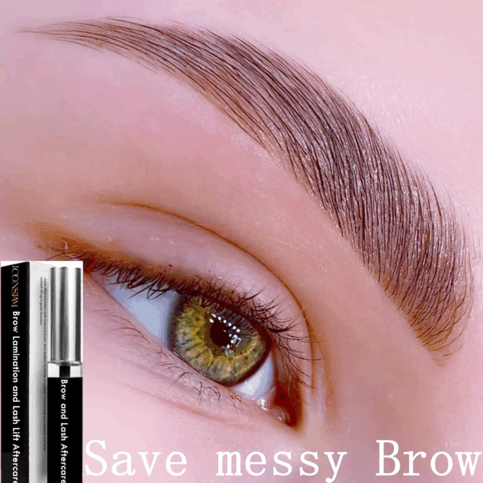 Lash Lift Care, Brow Lamination Aftercare Eyelash Perm Nutrition, Treat Burning Eyebrow save Messy Lash, 8 Weeks Keratin Botox Care for and Perm/Lift(7Ml) (Clear-Lash&Brow Care) - Image 9