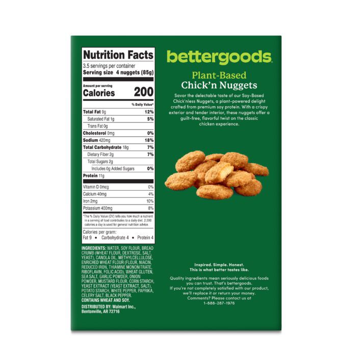Plant-Based Chick'N Nuggets, 10.5 Oz (Frozen) - Image 6