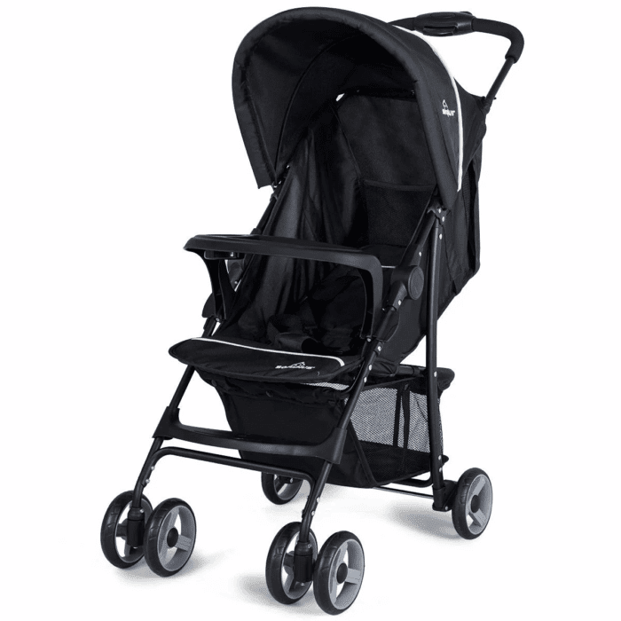 Foldable Lightweight Baby Stroller Travel Pushchair 0-36 Months Age Group 13 Lbs Coffee - Image 11