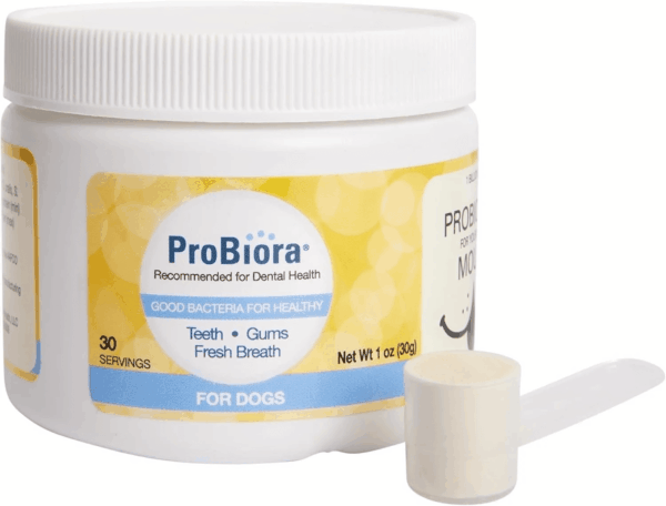 Probiora Probiotics for Dogs Dental Probiotic Dog Breath Freshener Tooth Powder, 30G